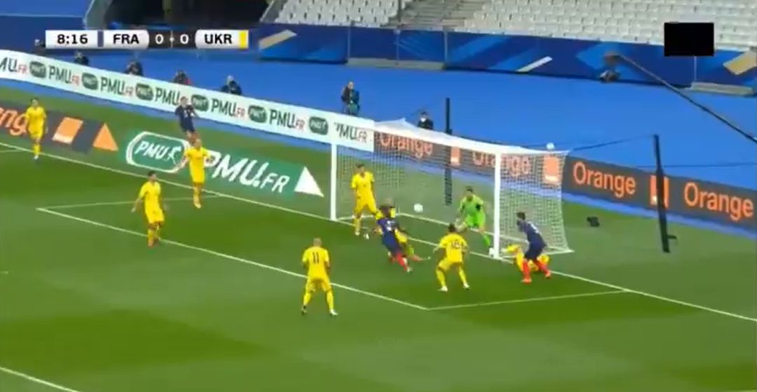 Captura del gol anotado por Camavinga. Captura del gol anotado por Camavinga.