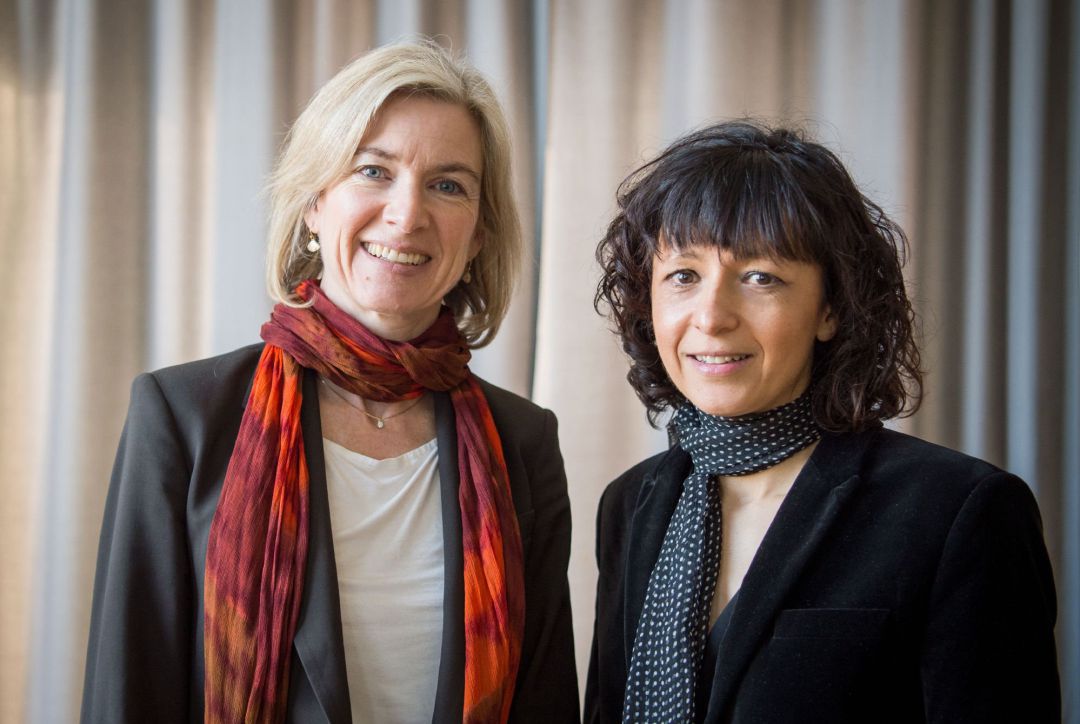 Emmanuelle Charpentier y Jennifer A. Doudna, ganadoras del Premio Nobel de Química. Emmanuelle Charpentier y Jennifer A. Doudna, ganadoras del Premio Nobel de Química.