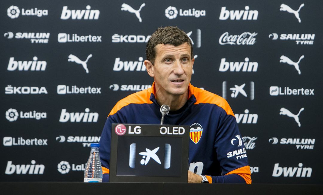 El entrenador del Valencia CF, Javi Gracia El entrenador del Valencia CF, Javi Gracia