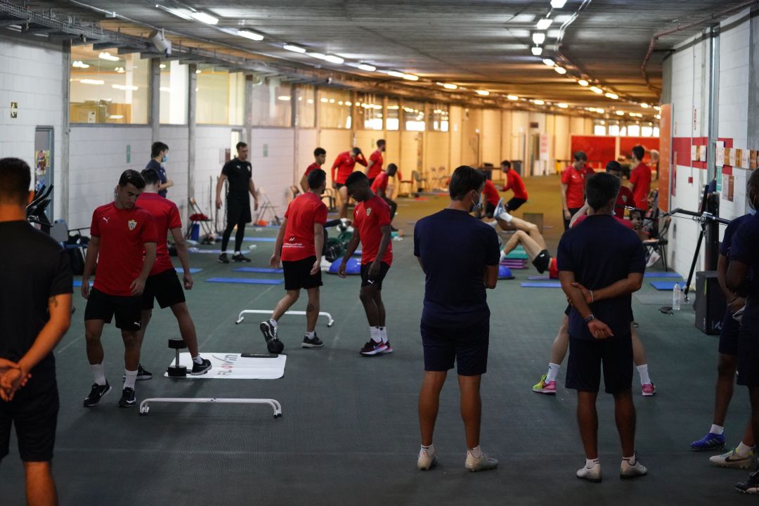 El Almería tiene una plantilla prácticamente renovada. El Almería tiene una plantilla prácticamente renovada.