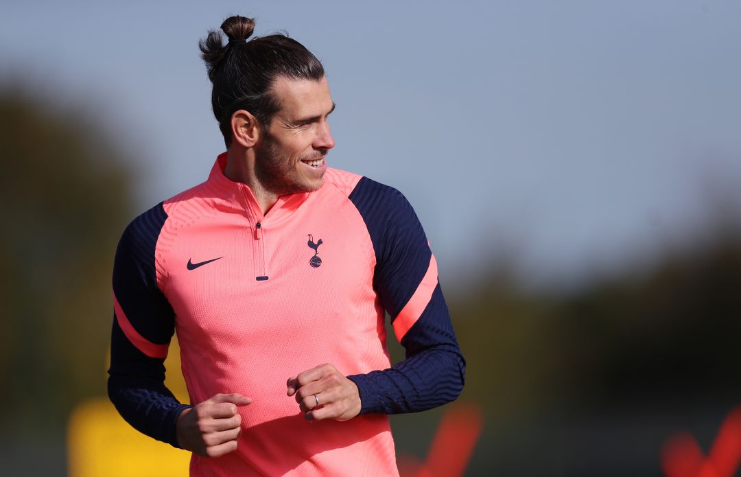 Gareth Bale en un entrenamiento con el Tottenham Gareth Bale en un entrenamiento con el Tottenham