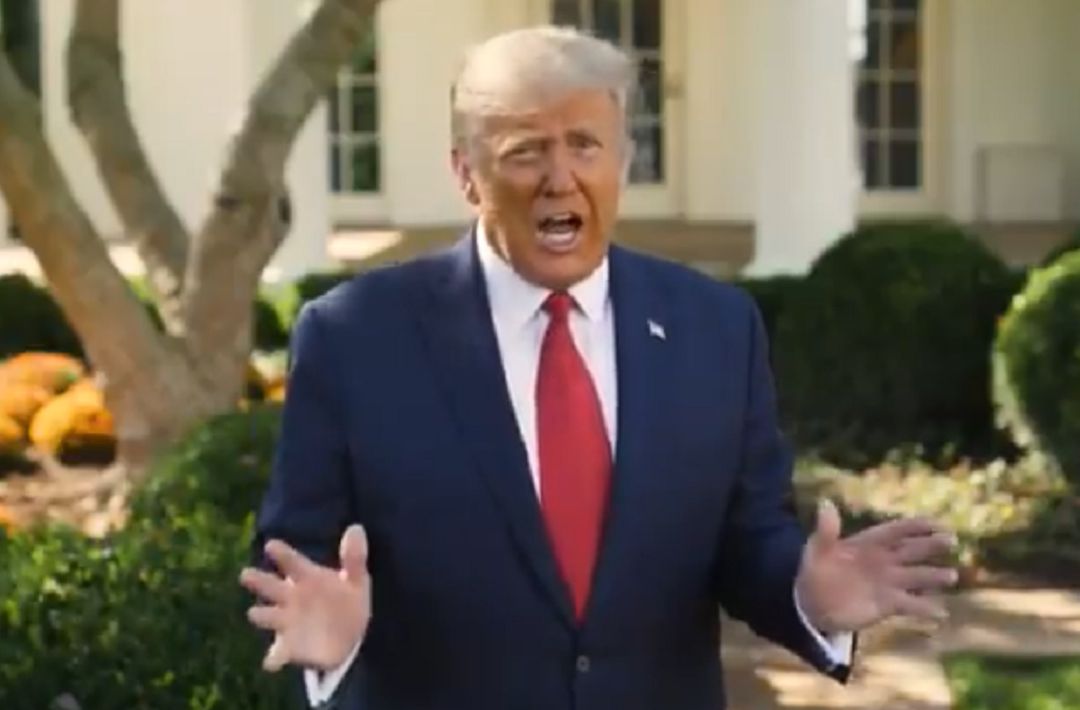 Donald Trump comparece en redes sociales. Donald Trump comparece en redes sociales.