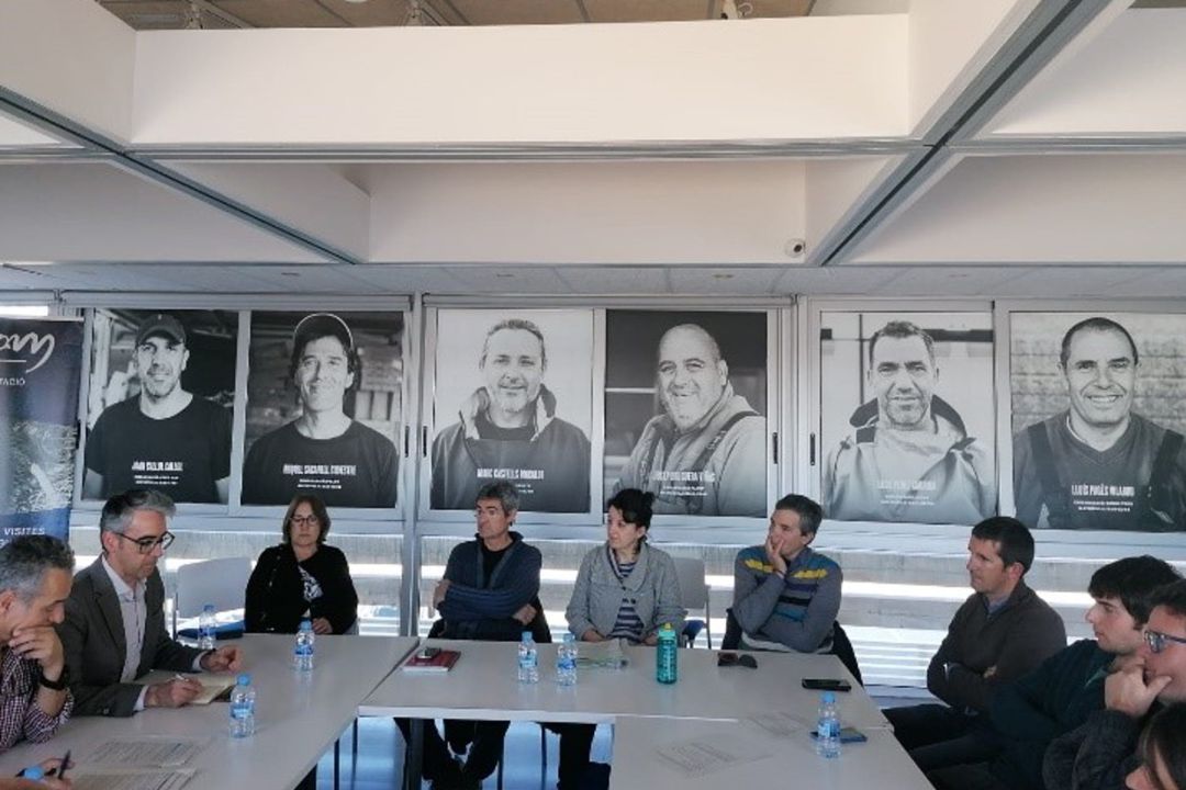 Pla general d'una reunió del Comitè de Cogestió de la sèpia Pla general d'una reunió del Comitè de Cogestió de la sèpia