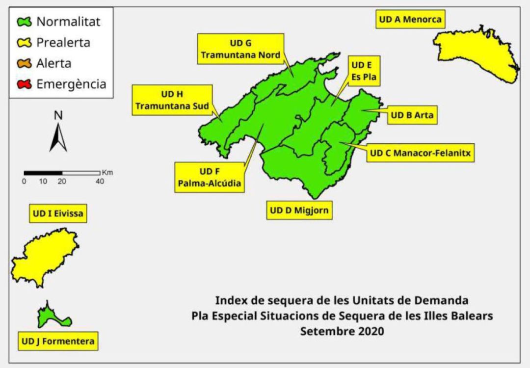 Menorca segueix en estat de prealerta per sequera. Menorca segueix en estat de prealerta per sequera.