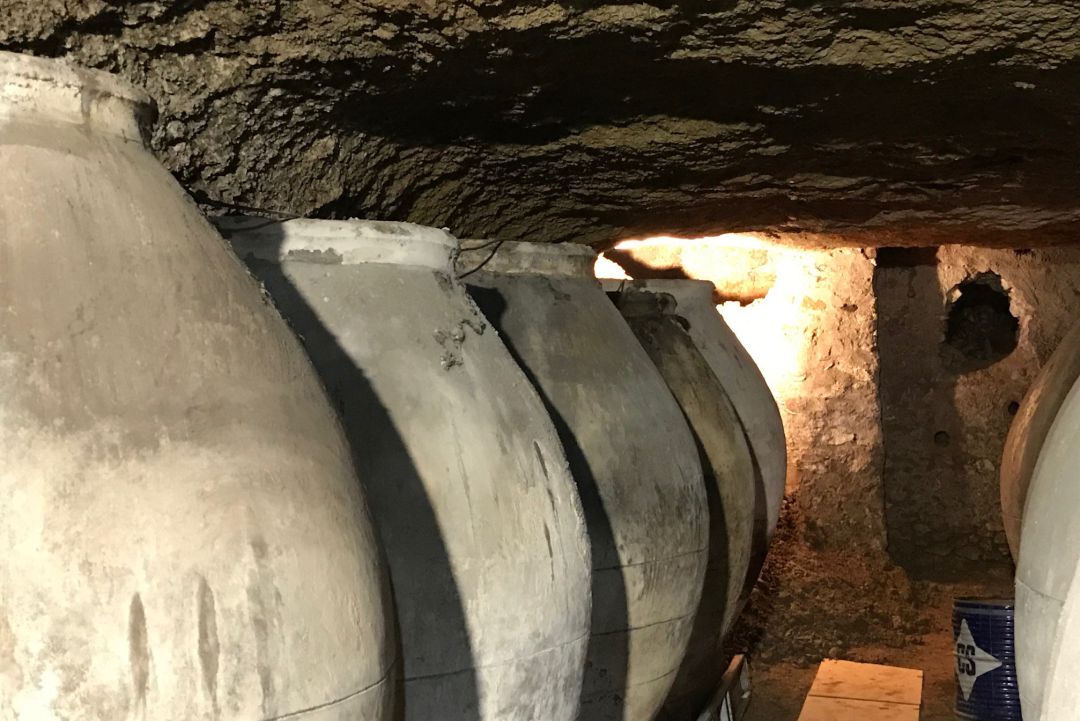 Imagen de una de las cuevas actuales que hay en Valdepeñas (Ciudad Real) Imagen de una de las cuevas actuales que hay en Valdepeñas (Ciudad Real)