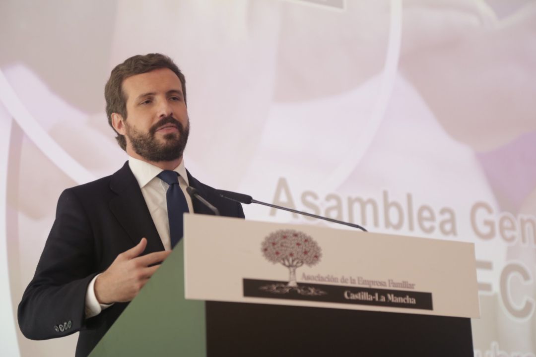 El presidente del PP, Pablo Casado El presidente del PP, Pablo Casado