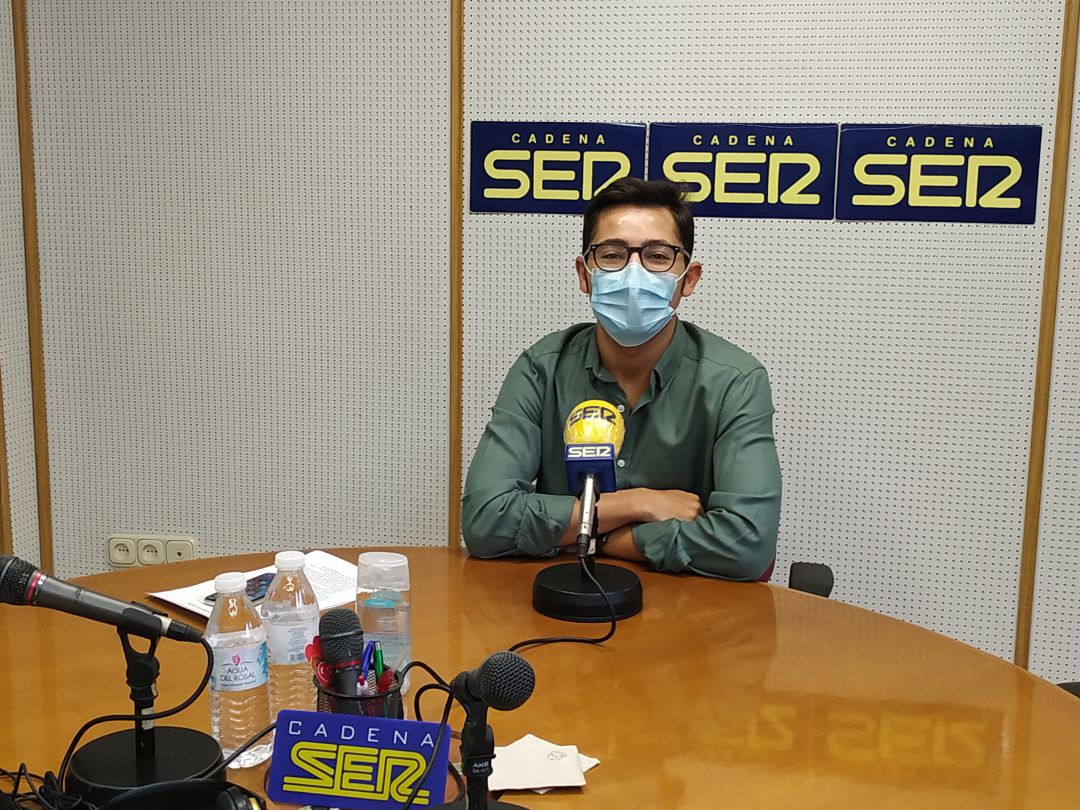 Jorge Mata en los estudios de la SER Jorge Mata en los estudios de la SER
