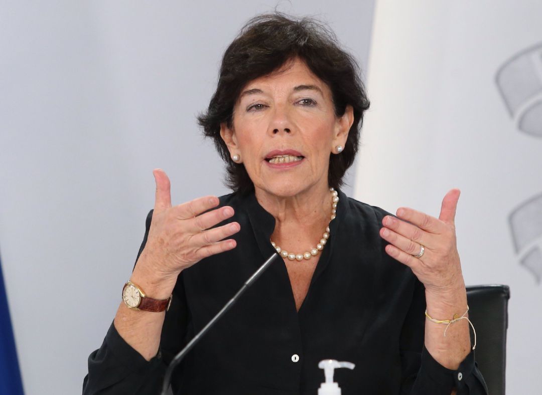 La ministra de Educación y Formación Profesional, Isabel Celaá La ministra de Educación y Formación Profesional, Isabel Celaá