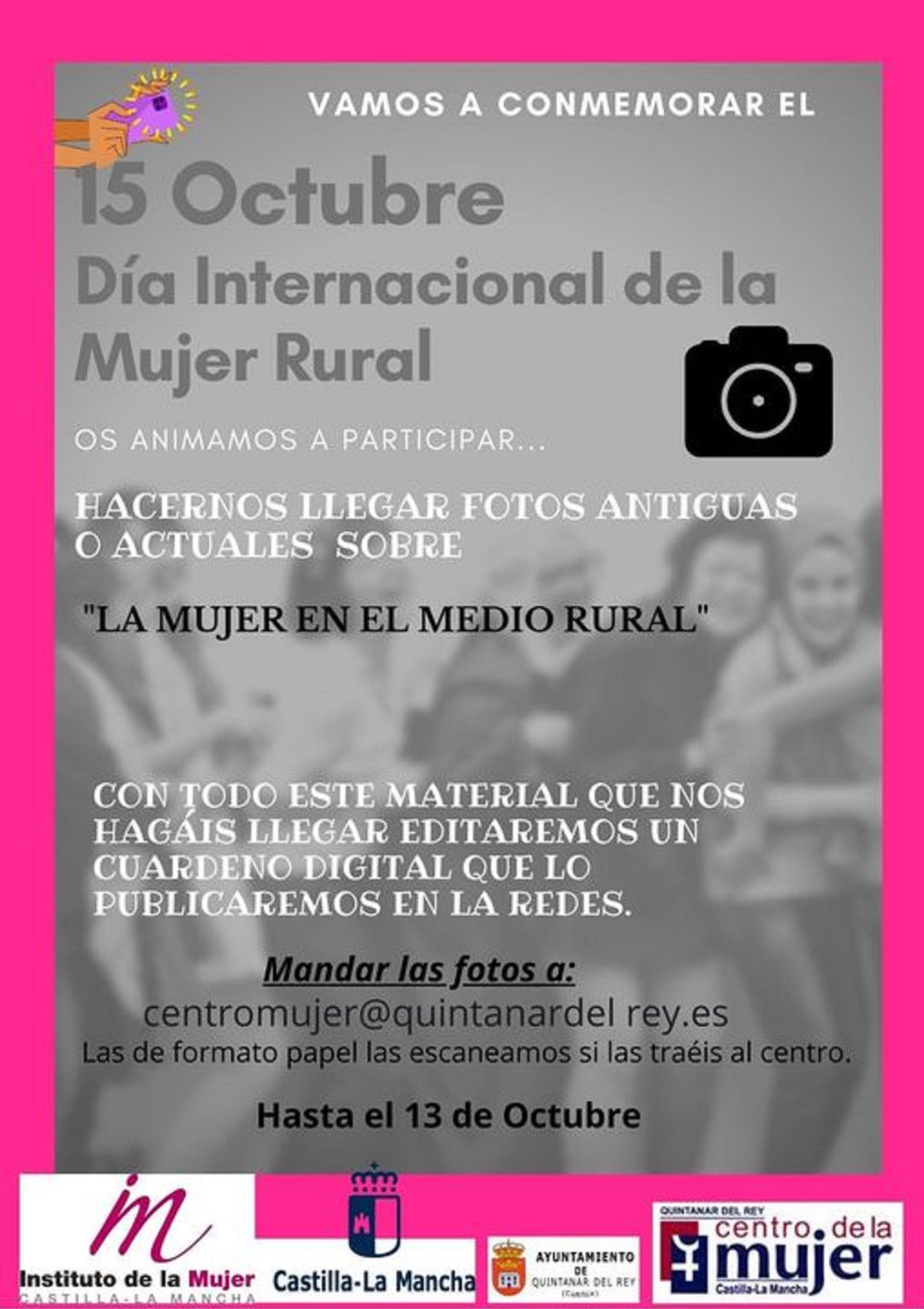 A través del Centro de la Mujer conmemoran el Día Internacional de la Mujer Rural A través del Centro de la Mujer conmemoran el Día Internacional de la Mujer Rural