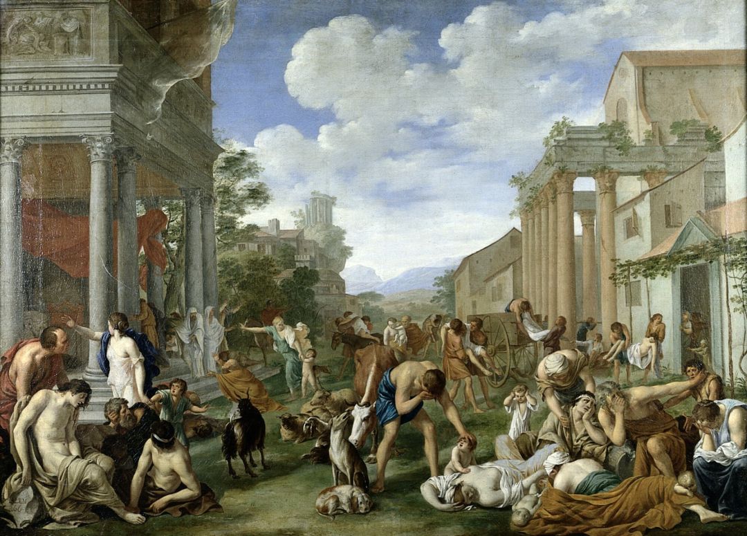 La plaga de Ashdod de Nicolás Poussin La plaga de Ashdod de Nicolás Poussin