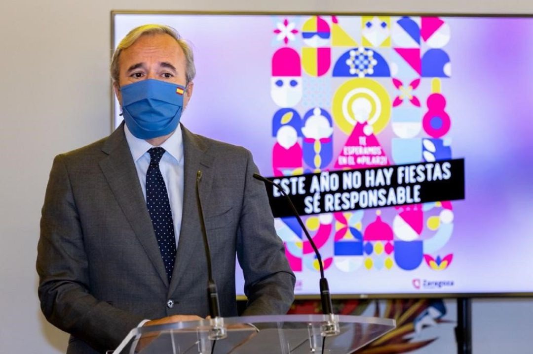 El alcalde de Zaragoza, Jorge Azcón, insta a evitar comportamientos en los próximos días que faciliten la propagación del coronavirus El alcalde de Zaragoza, Jorge Azcón, insta a evitar comportamientos en los próximos días que faciliten la propagación del coronavirus
