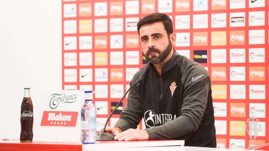 David Gallego durante la rueda de prensa. David Gallego durante la rueda de prensa.