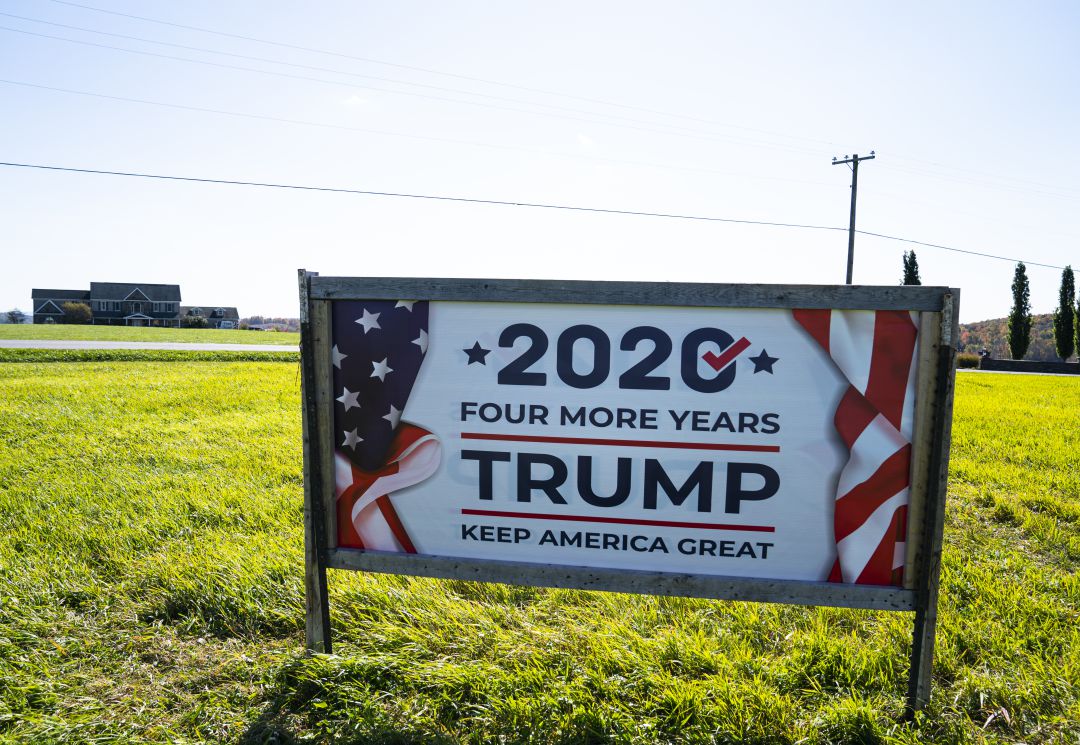 Cartel para la reelección de Trump en la elecciones presidenciales del 2020 Cartel para la reelección de Trump en la elecciones presidenciales del 2020