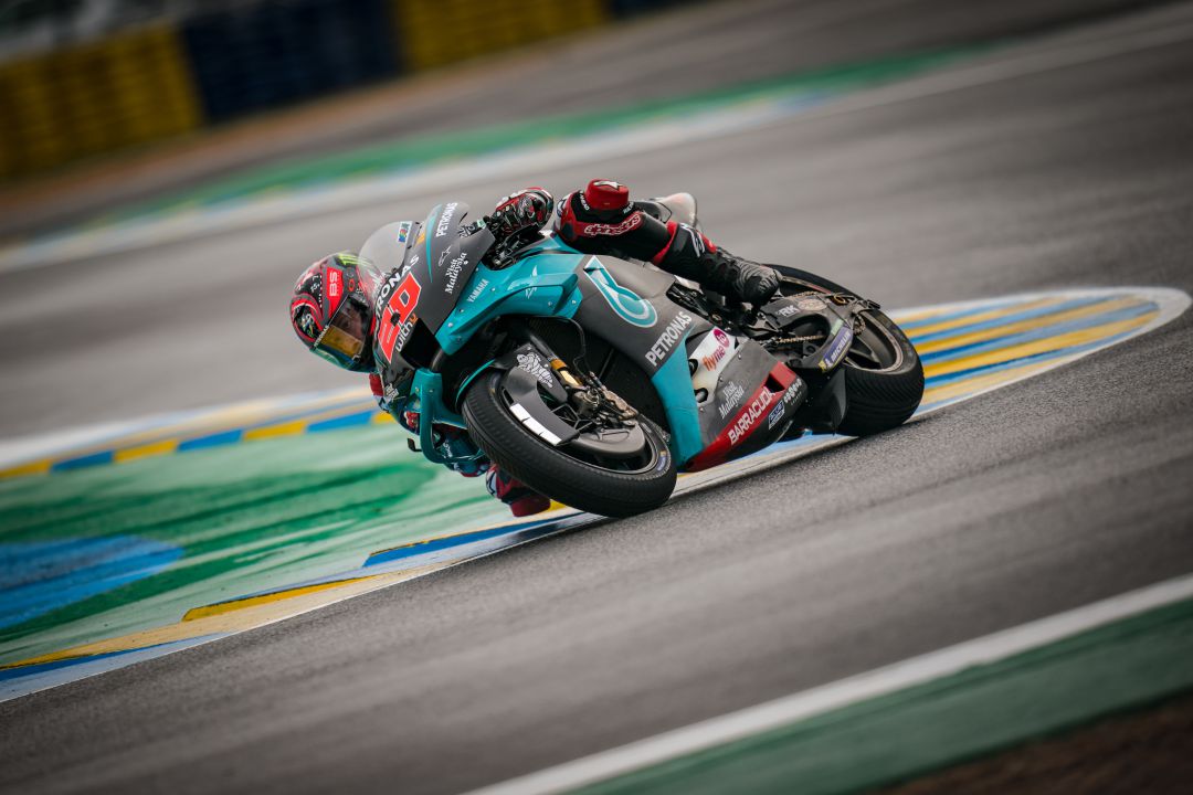 Fabio Quartararo en el Circuito Bugatti de Moto GP. Fabio Quartararo en el Circuito Bugatti de Moto GP.
