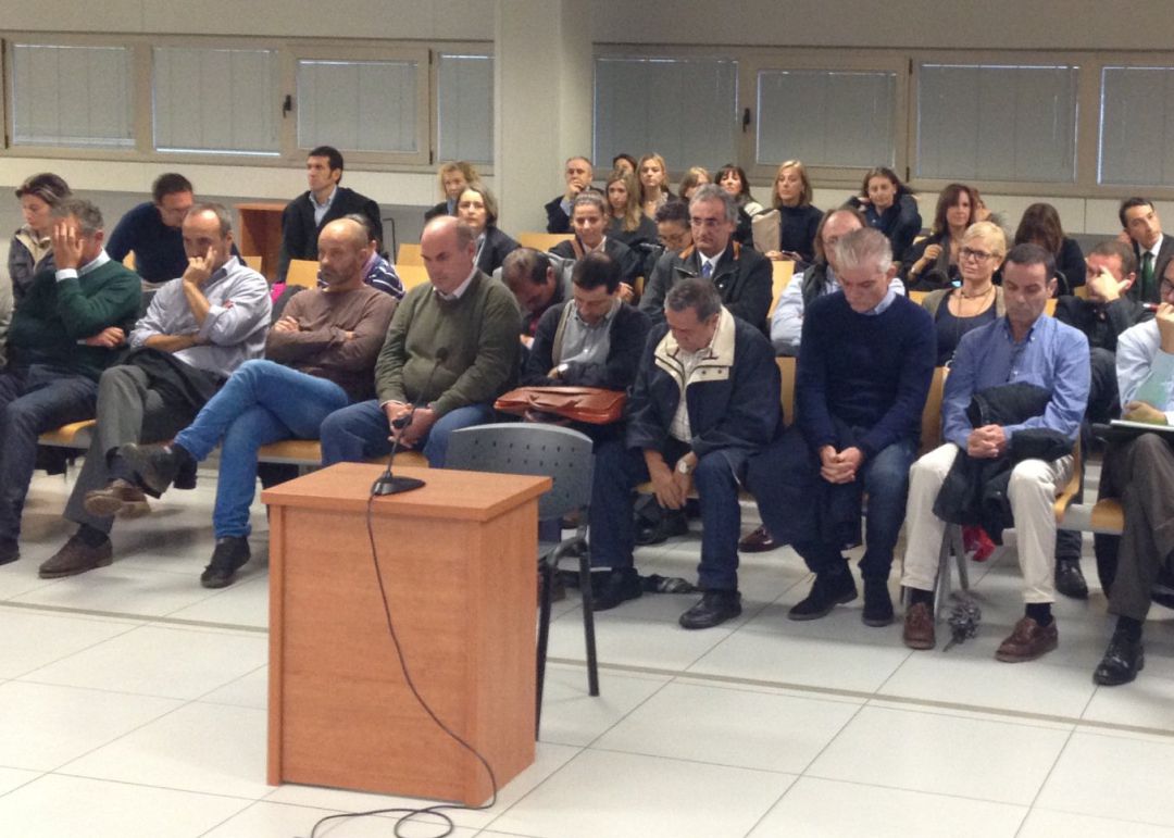 Acusados del caso Emarsa en el juicio Acusados del caso Emarsa en el juicio