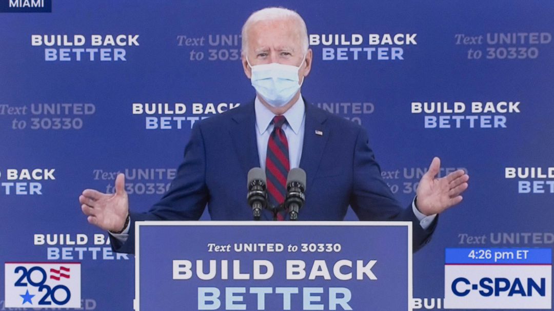 El candidato demócrata a la Casa Blanca, Joe Biden. El candidato demócrata a la Casa Blanca, Joe Biden.