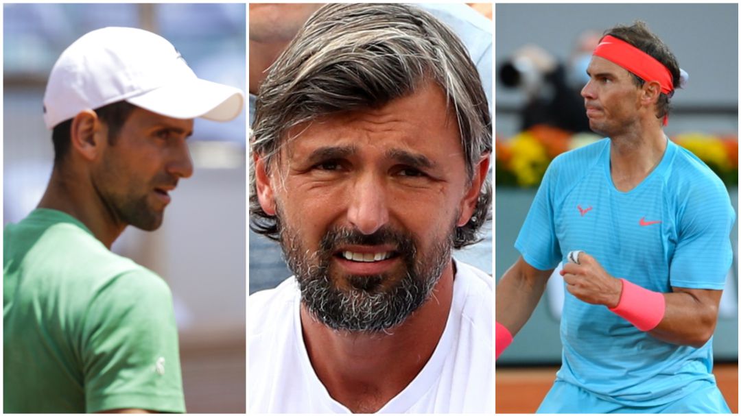 Djokovic, Ivanisevic y Nadal Djokovic, Ivanisevic y Nadal