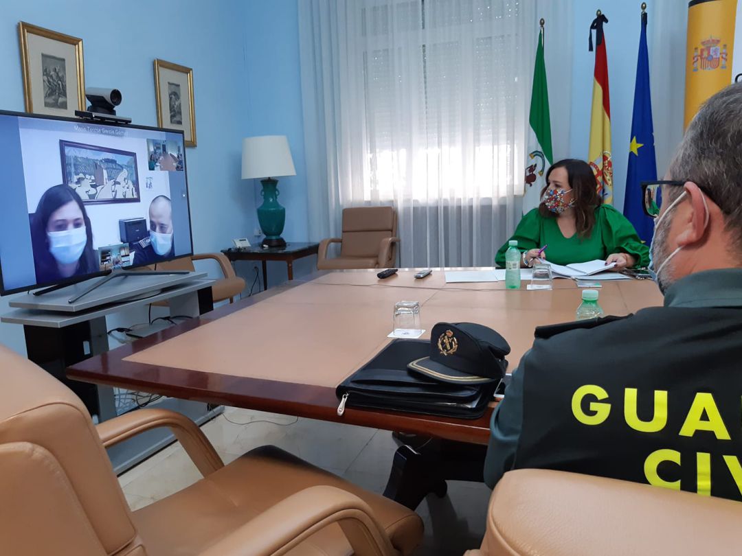 Momento de la Junta Local de Seguridad Ciudadana Momento de la Junta Local de Seguridad Ciudadana