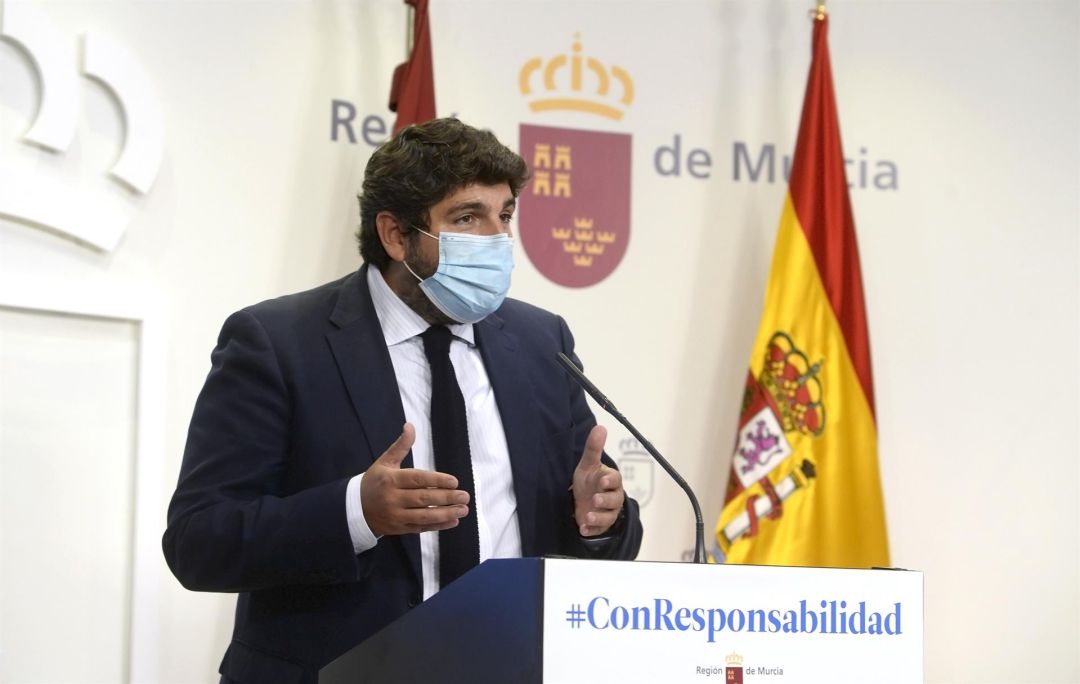 Fernando López Miras, presidente de la Comunidad Fernando López Miras, presidente de la Comunidad