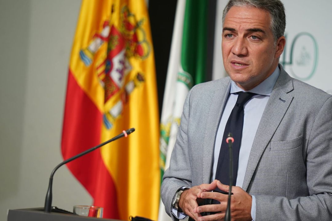 El consejero de Presidencia, Elías Bendodo El consejero de Presidencia, Elías Bendodo