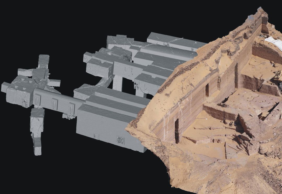 Se han obtenido interesantes modelos 3D de las tumbas que los investigadores jiennenses analizan en Qubbet el-Hawa Se han obtenido interesantes modelos 3D de las tumbas que los investigadores jiennenses analizan en Qubbet el-Hawa