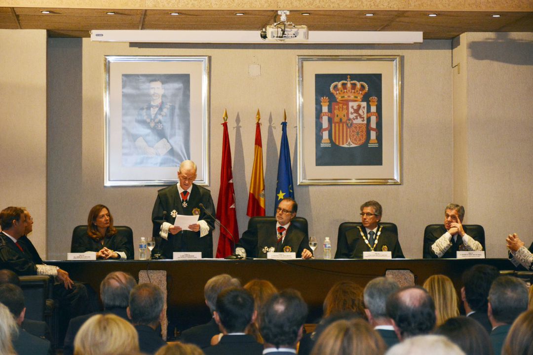 El Fiscal Superior de Madrid,José Caballero Klint, en un acto del TSJM El Fiscal Superior de Madrid,José Caballero Klint, en un acto del TSJM