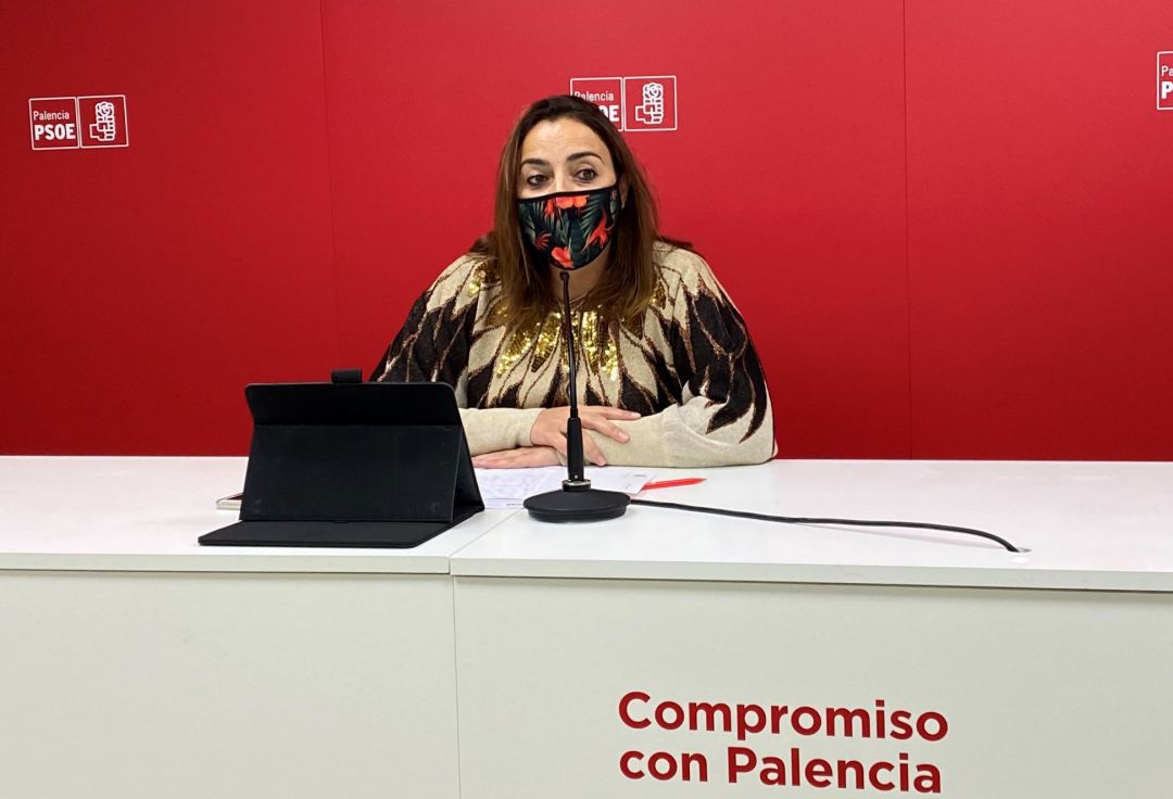 Miriam Andrés, portavoz del grupo socialista en el ayuntamiento de Palencia Miriam Andrés, portavoz del grupo socialista en el ayuntamiento de Palencia