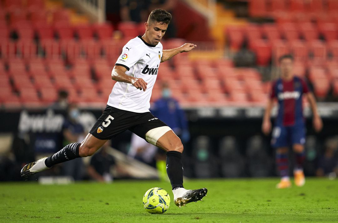 Gabriel durante el primer partido de La Liga ante el Levante Gabriel durante el primer partido de La Liga ante el Levante