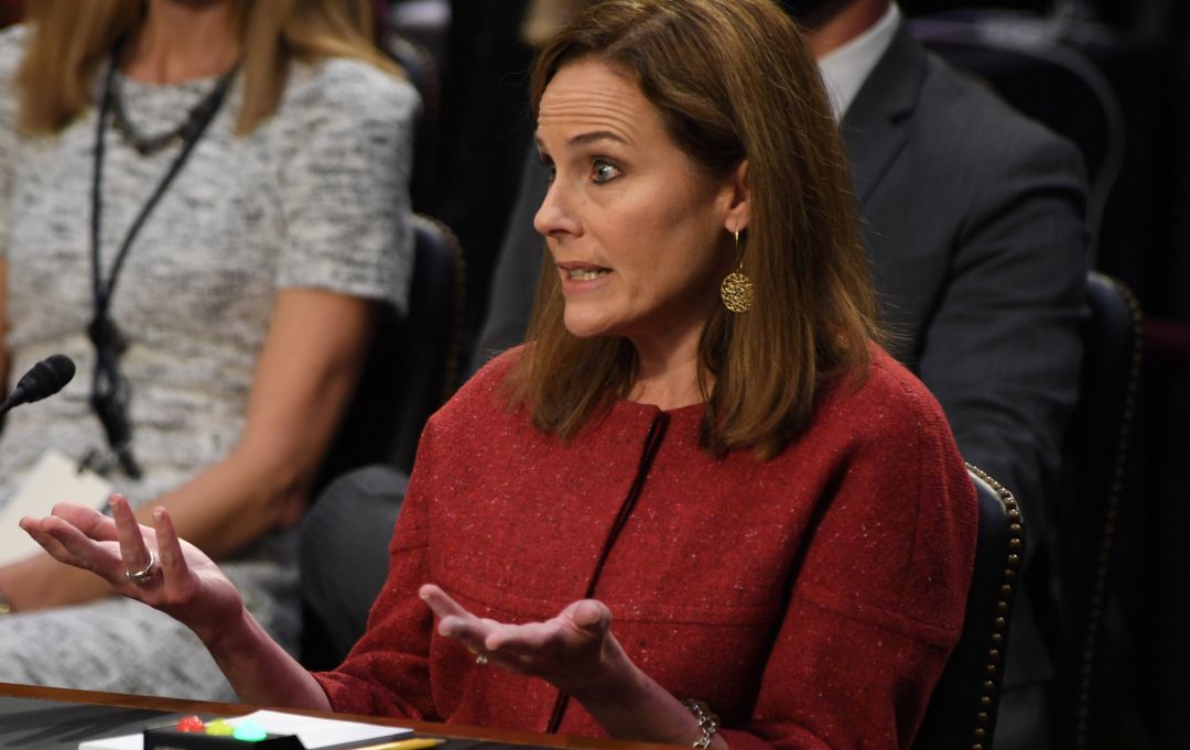 Amy Coney Barrett, la candidata de Donald Trump al Supremo. Amy Coney Barrett, la candidata de Donald Trump al Supremo.