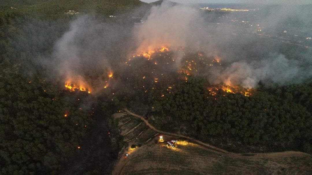 Imagen del incendio Imagen del incendio