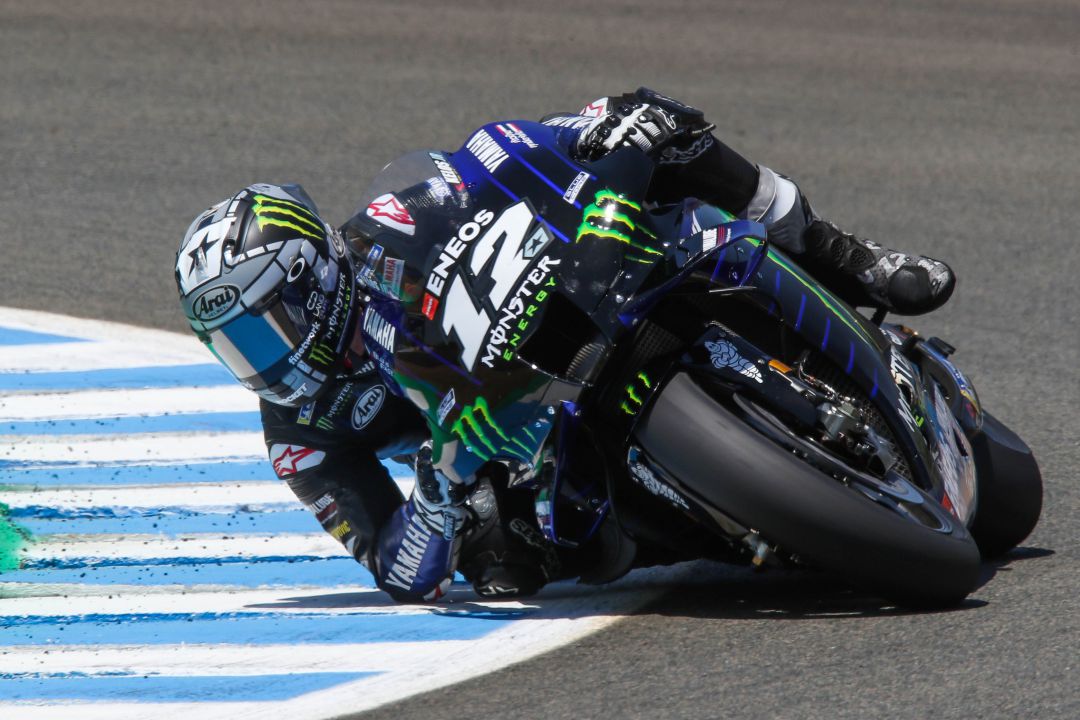Maverick Viñales durante la carrera de Jerez Maverick Viñales durante la carrera de Jerez