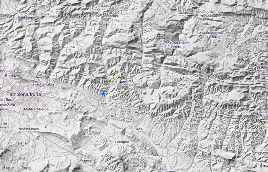 Navarra registra un terremoto de 2,7 grados sentido en varias localidades Navarra registra un terremoto de 2,7 grados sentido en varias localidades