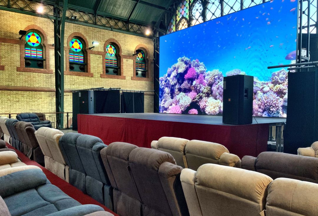 Aspecto de la gran pantalla del nuevo Platea Aspecto de la gran pantalla del nuevo Platea