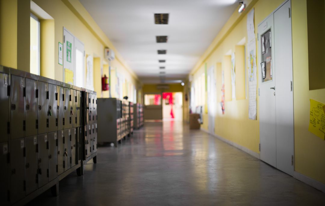 Imagen de archivo de un centro de Secundaria. Imagen de archivo de un centro de Secundaria.