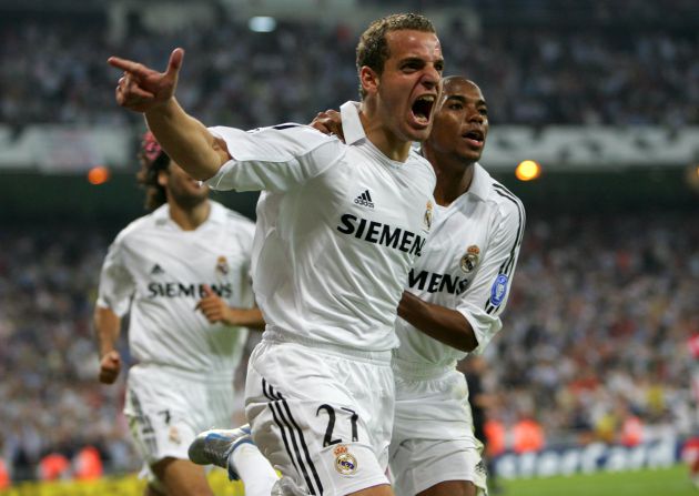Roberto Soldado celebra un gol con la camiseta del Real Madrid Roberto Soldado celebra un gol con la camiseta del Real Madrid