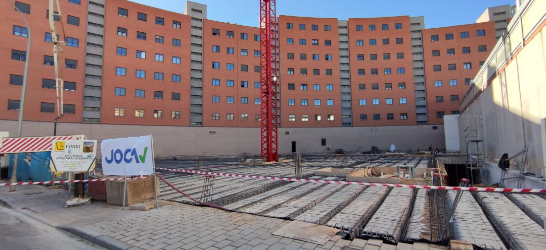Imagen del edificio en construcción Imagen del edificio en construcción