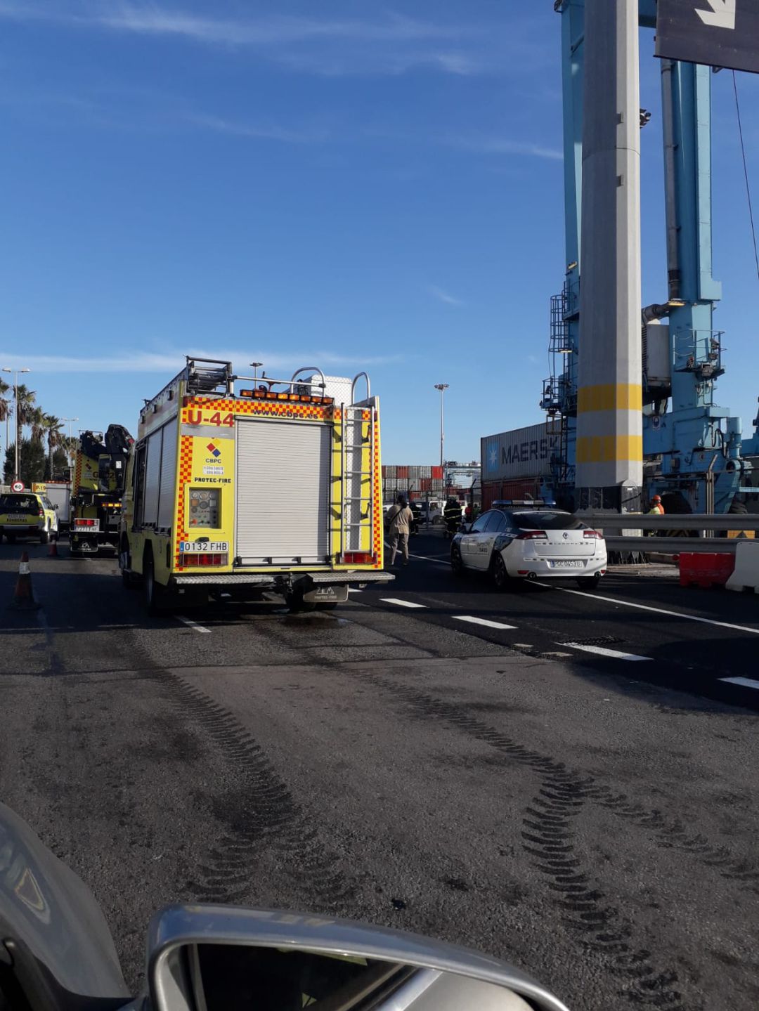Accidente mortal en el puerto de Algeciras Accidente mortal en el puerto de Algeciras