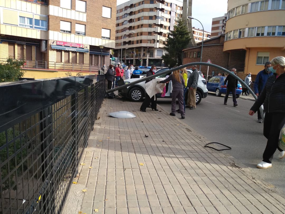Imagen del puente tras el accidente Imagen del puente tras el accidente