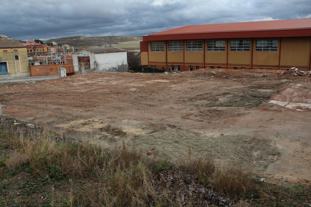 Parcela donde se ubicará el futuro centro de salud de Cuéllar Parcela donde se ubicará el futuro centro de salud de Cuéllar
