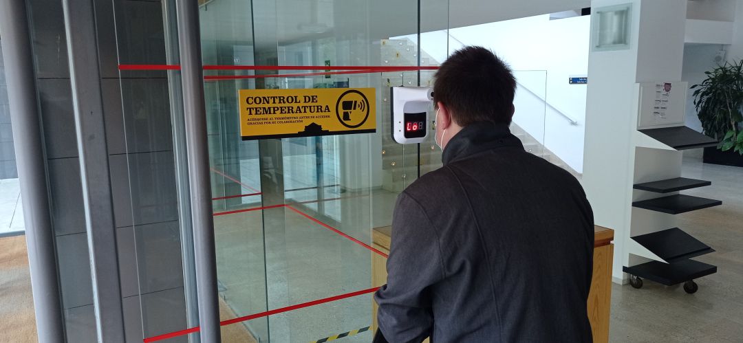 Los espectadores tendrán que controlar su temperatura al acceder al Auditorio Los espectadores tendrán que controlar su temperatura al acceder al Auditorio