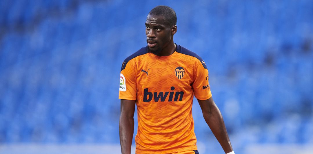Kondogbia, durante un partido con el Valencia ante la Real Sociedad Kondogbia, durante un partido con el Valencia ante la Real Sociedad