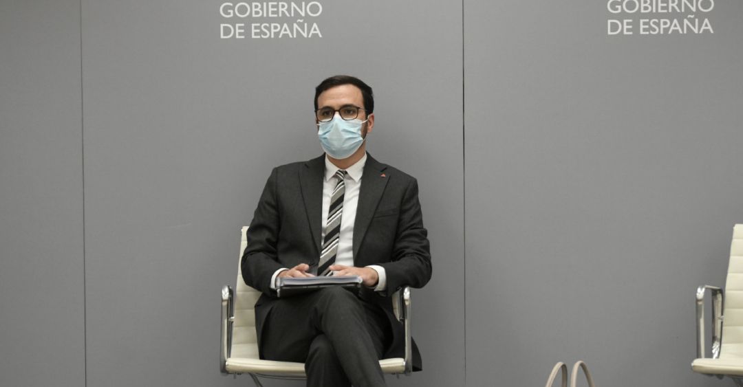 El ministro de Consumo, Alberto Garzón. El ministro de Consumo, Alberto Garzón.