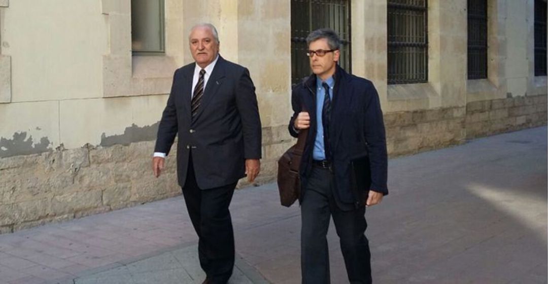 El empresario Ricardo Fuster (i), cuando declaró ante el Fiscal en el Palacio de Justicia en 2016. El empresario Ricardo Fuster (i), cuando declaró ante el Fiscal en el Palacio de Justicia en 2016.