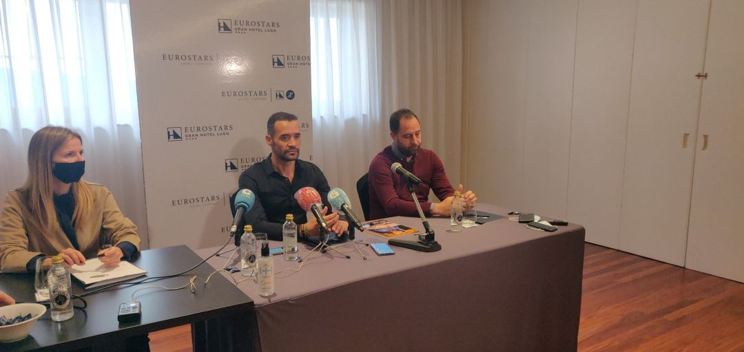 Juanfran García e Adrán Rubio na súa despedida Juanfran García e Adrán Rubio na súa despedida