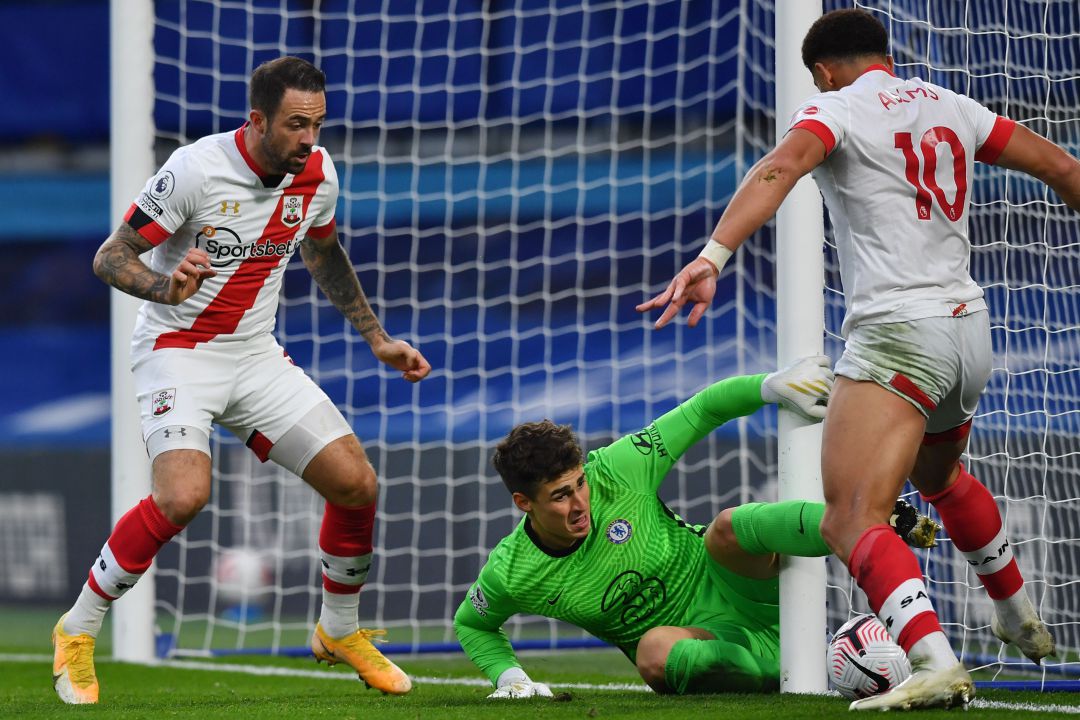 Kepa, frente al Southampton Kepa, frente al Southampton