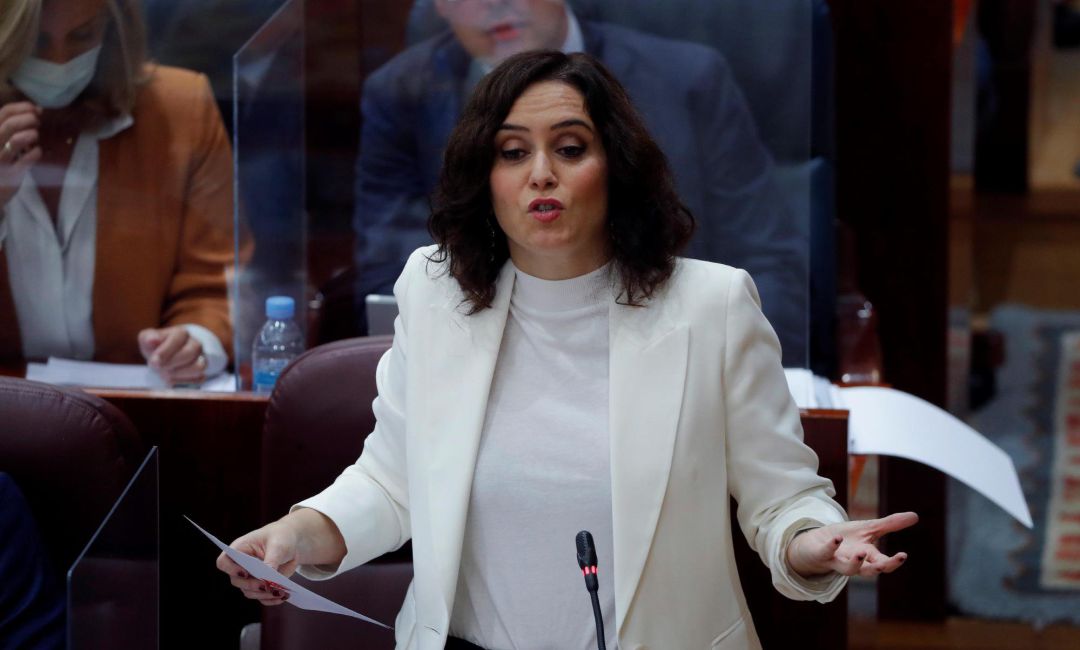 La presidenta de la Comunidad de Madrid, Isabel Díaz Ayuso. La presidenta de la Comunidad de Madrid, Isabel Díaz Ayuso.