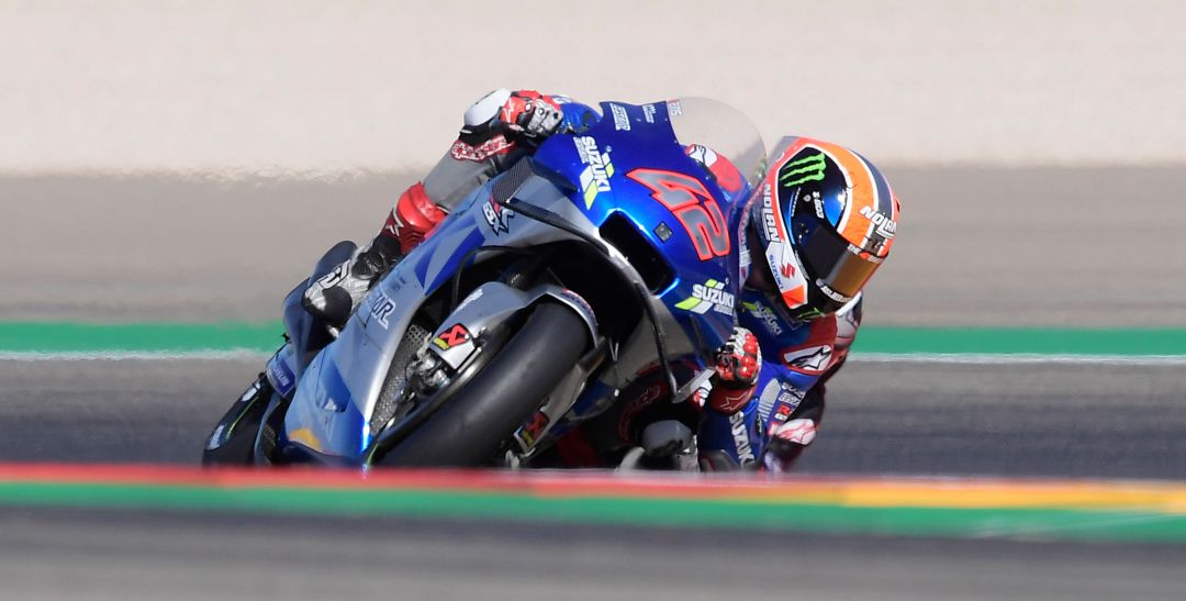 Alex rins, durante el Gran Premio de Aragón Alex rins, durante el Gran Premio de Aragón