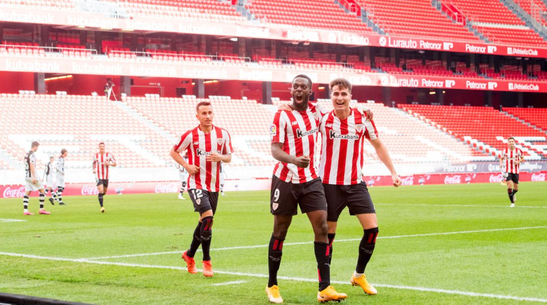 Williams celebra el segundo gol contra el Levante Williams celebra el segundo gol contra el Levante