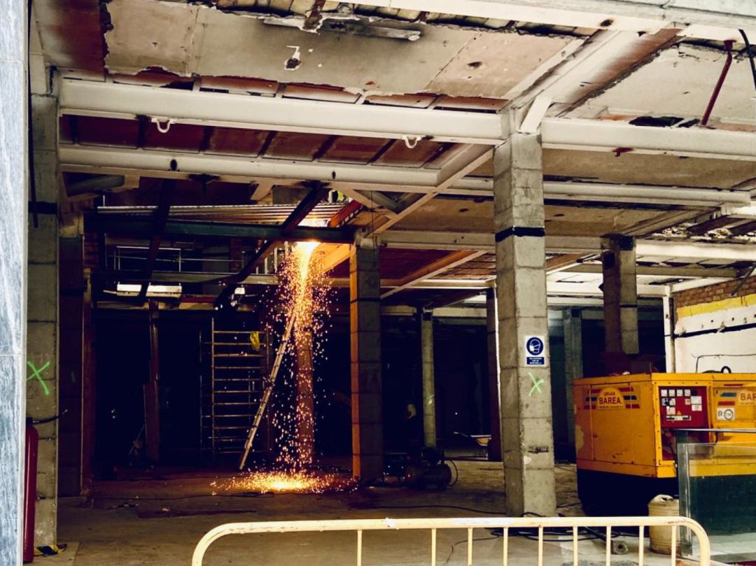 Obras de reforma en el local donde se instalará el ALDI de la Calle Claudio Marcelo (Córdoba) Obras de reforma en el local donde se instalará el ALDI de la Calle Claudio Marcelo (Córdoba)