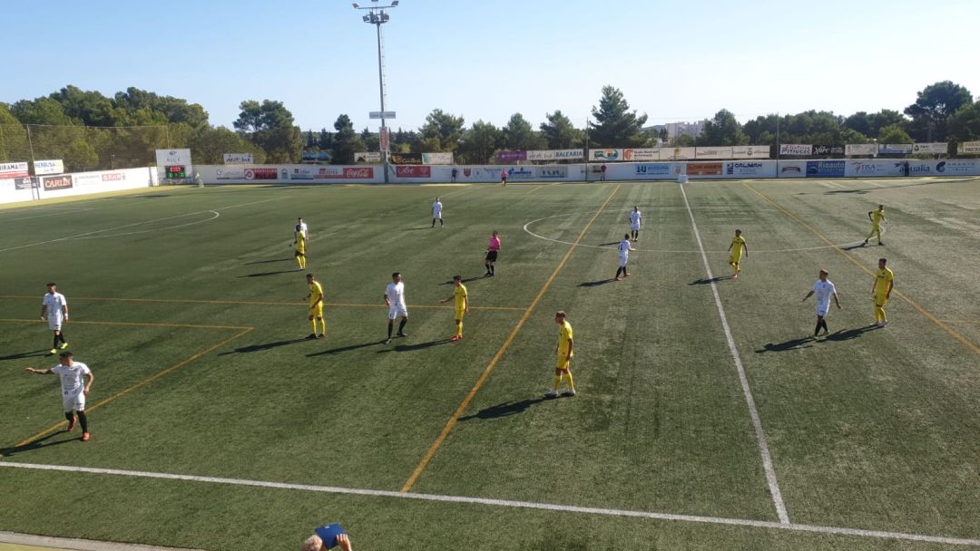 Imagen del partido jugado hoy en Santa Eulària Imagen del partido jugado hoy en Santa Eulària